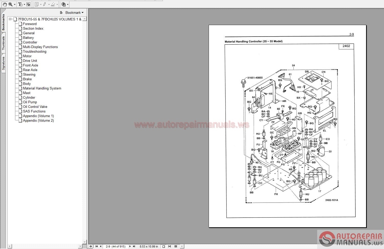 toyota forklift parts manual pdf